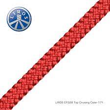 Liros Top Cruising Evo Braid on Braid Rope Full Red Colour ( Various Sizes )