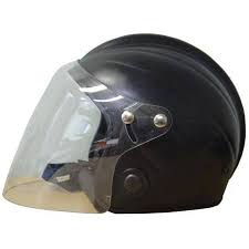 Gecko One Mk11 Open Faced Helmet In Matt Black (Inc Visor) Part No G110F0NEWH