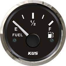 Fuel Level Gauge EU Black Bezel Part No KY10005