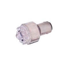 Bulb Led White Double Contact Non-Parallel Pins Part No 00163-Wh/1