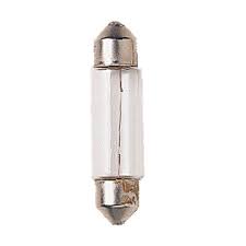 Bulb Festoon 12V 10W 39mm Part No 00568