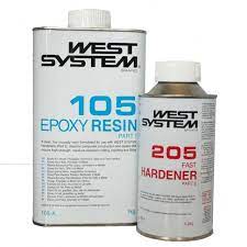 West System 105/205A Standard Dry Epoxy Resin 1.2 Kg Metal Tin 252526016
