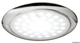 Ultra Flat LED Light Chromed Ring 12/24V 3W 130 Width 11 Depth Replacement For Jeanneau 143795 Number 13.408.02