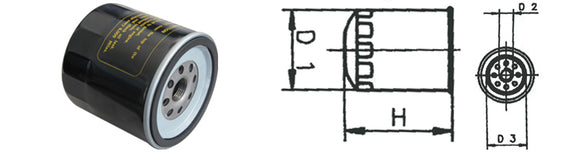 Oil Filter Mercury 80-100-115 Replacement for 35-877761Q01 & 35-877761K01 Part No 296745