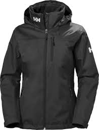 HH W Crew Hooded Mid Layer Jacket 34447-990 Black ( Various Sizes )