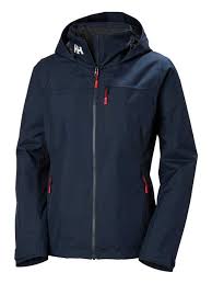 HH W Crew Hooded Mid Layer Jacket 2.0 Navy 34447-597