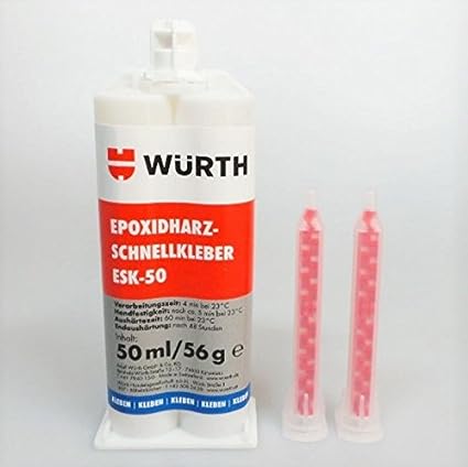 Wurth Two Part Epoxy Resin Fast Acting Part No 0891893485