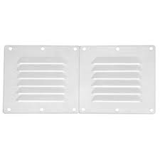 VENTILATION GRILLES COVER 255X155MM WHITE PART NO 44545