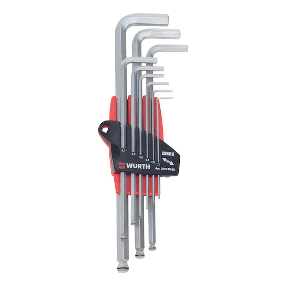 Wurth Allen Key Assortment 9 Pcs Part No 071550 100