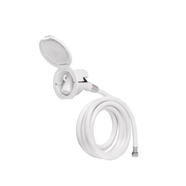 White Showerhead And Round Cover Plus 3M hose Number 67202