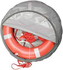 Set Lifebuoy Ring SOLAS 75cm Light (71325) 30m Rope in Grey Case 72077