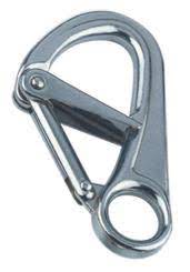 Safety Spring Hook With Double Locking Equipment 20MM Eye BL/KG 1400 Part No 8338410-110