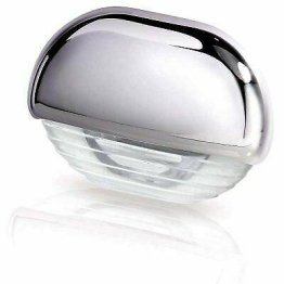 Hella Easy Fit LED Step Light White Chrome HEL958126001