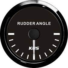 Rudder Angle Gauge EU Black Front Part No KY09018