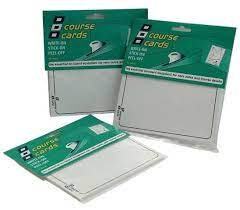 PSP Adhesive Course Cards Pack 15