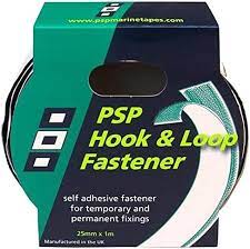 PSP Hook The Loop Velcro Tape 25MM X 1M ( Various Colours )