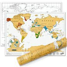 World Scratch Map Travel Edition