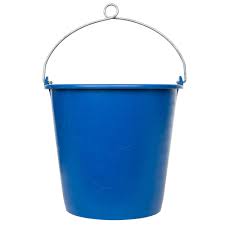 Bucket In Blue PVC With S/S Handle – Gib Yachts Chandlery