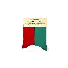 Captains Socks One Red One Green