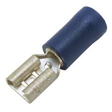Spade Connector Blue Female For 1.5MM-2.5MM2 Cable 8.00MM Part No 0-001-40