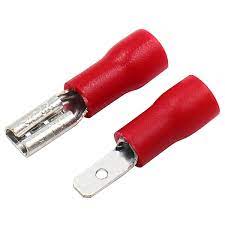 Spade Connector Red Male & Female 0.5MM-1.5MM2 6.3MM