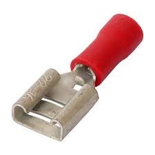 Spade Connector Red Female For 0.05MM-1.5MM2 Cable 2.80mm Spade Part No. 0-001-30