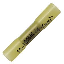 Butt Connector Yellow Connector Heat Shrink Solder 3.0 - 6.0Mm² P01604-50