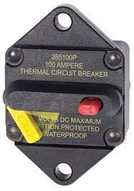 Blue Sea 285 Panel Mount Circuit Breaker (Various Amps)