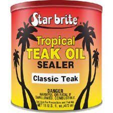 Teak Oil Sealer Classic Tropical Starbrite 88016 Part No 224048