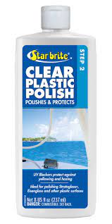 Clear Plastic Polish Step Two Starbrite 87308 8 Oz Part No 224043