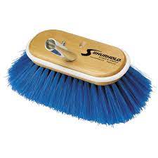 Shurhold 970 6 Inch Deck Brush extra Soft Blue Part No 024044