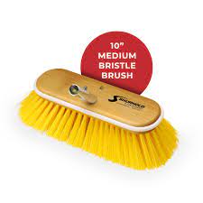 Shurhold 985 10 Inch Deck Brush Medium Yellow Part No 024048