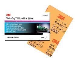 3M Wet & Dry Micro Mini Sanding Sheets (Various Sizes)