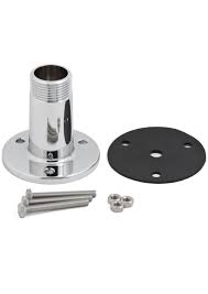 Stainless Steel Round Flat Mount Antenna Base 30 MM E179F