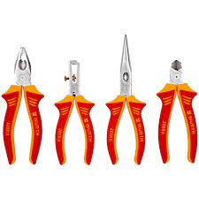 Wurth VDE Pliers Assortment 4 Pcs IEC 60900 Part No 071401580