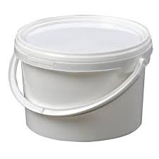 White Mixing Paint Pots