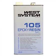 West System 105B Epoxy Resin 5 Kg Metal Tin Part No 002020