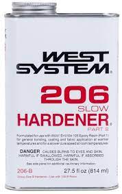 West System 206B Slow Hardener 1KG Part No 002024