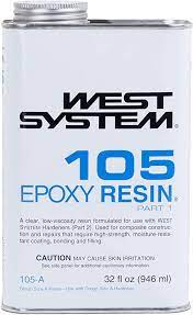 West System 105A Epoxy Resin 1kg 002009