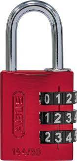 Padlock Combination 30 MM Red Part No 144/30