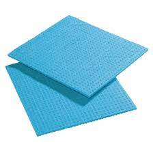 Spontex Cleaning Cloths Blue 5 Pk Part No Ot 200079