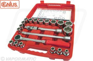 Socket Set 1/2 Drive 22 PCE Part No VLA1548