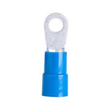 Ring Lug Connector Blue For 1.5MM-2.5MM2 Cable & 6.40mm Diameter Ring Part No 0-001-21