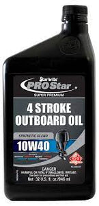 Starbrite Oil 4 Stroke 10W40 Super Prem Synthetic Outboard ( Various Sizes )