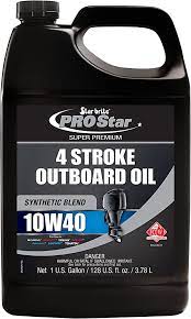 Starbrite Oil 4 Stroke 10W40 Super Prem Synthetic Outboard ( Various Sizes )