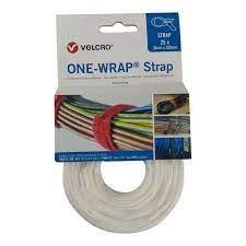 Velcro One Strap White 25 Off 20 Mm X 200 Mm Part No 179101