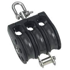 Barton Marine Triple Block With Swivel And Bec 35 Mm Part No N12331