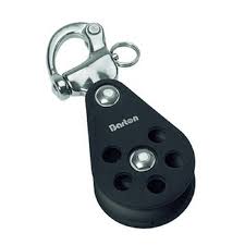 Barton Marine Single Block With Snap Shackle 35 Mm Part No N12140