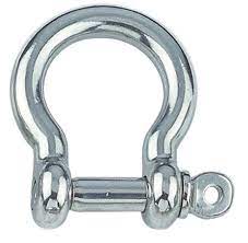 Bow Shackle With ++Captive Pin++ 10 MM Bl/Kg 5400 Part No 8222410