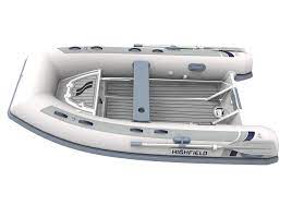 Highfield CL310 Light Aluminium Bottom Inflatable Rib Light Grey